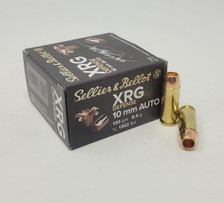 Sellier & Bellot 10mm Auto Ammunition XRG Defense SB10XA 130 Grain Lead Free Hollow Point 25 Rounds