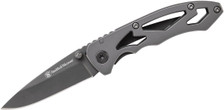 Smith & Wesson Skeletonized Small Folding Knife CK400 2.25" Drop Point Blade Stainless/Gray