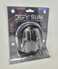 Iso Tunes Sport Defy Slim Tactical Hearing Protection With Bluetooth IT43 21 dB NRR OD Green