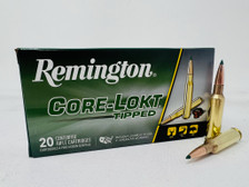 Remington 6.5mm Creedmoor Ammunition Core-Lokt RT65CR1 129 Grain Core-Lokt Ballistic Tip 20 Rounds