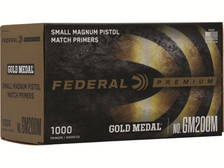 Federal Gold Medal Small Magnum Pistol Match Primers GM200M 1000 Count