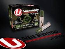 Underwood 500 S&W Ammunition Kentucky Ballistics UW600 600 Grain Lead Wide Flat Nose 20 Rounds
