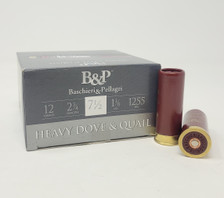 Baschieri & Pellagri 12 Gauge Ammunition Heavy Dove & Quail BP12B18D75CASE 2-3/4" #7.5 Shot 1-1/8oz 1255fps CASE 250 Rounds