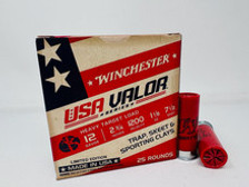 Winchester 12 Gauge Ammunition USA Valor Series Heavy Target USAV127BOX 2-3/4" #7.5 Shot 1-1/8oz 1200fps 25 Rounds