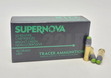 Supernova 22 LR Ammunition PMSN22LRG 40 Grain Green Tracer Round Nose 50 Rounds