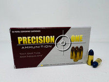 Precision One 9mm Luger Ammunition PONE1468 115 Grain Round Nose Blue Bullets 50 Rounds
