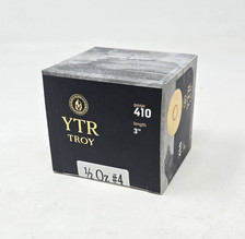 Troy 410 Bore Ammunition TROY4103124 3" #4 Shot 1/2oz 25 Rounds