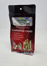Hornady 222 Remington Unprimed Reloading Brass Casings H8600 50 Pieces