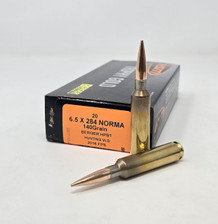 HSM 6.5x284 Norma Ammunition Berger VLD HSM65X284140VLD 140 Grain Hollow Point Boat Tail 20 Rounds
