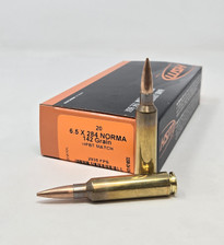 HSM 6.5x284 Norma Ammunition Match HSM65X284-1-N 142 Grain Hollow Point Boat Tail 20 Rounds