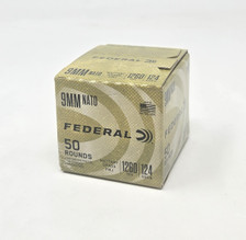Federal 9mm Ammunition Military Grade C9N882 124 Grain Full Metal Jacket 50 Rounds