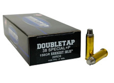 DoubleTap 38 Special +P Ammunition 38SP158HC 158 Grain Hardcast Solid Semi-Wadcutter 50 Rounds