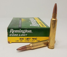 Remington 300 Weatherby Mag Ammunition R300WB1 180 Grain Pointed Soft Point 20 Rounds