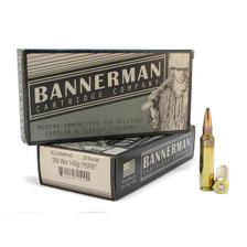 Bannerman 284 Win Ammunition BCCA284W140 140 Grain Pointed Soft Point 20 Rounds