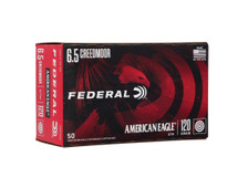 Federal American Eagle 6.5mm Creedmoor Ammunition AE65CRD2B 120 Grain Open Tip Match 50 Rounds