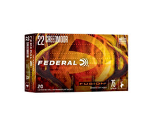 Federal 22 Creedmoor Ammunition Fusion F22CRDFS2 75 Grain Bonded Soft Point 20 Rounds