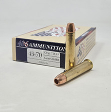 406 Ammunition 45-70 Ammunition Barnes TSX 4570300TSXFN20 300 Grain All Copper Flat Nose Hollow Point 20 Rounds