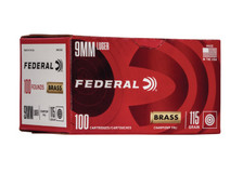 Federal 9mm Ammunition Champion WM51991 115 Grain Full Metal Jacket 100 Rounds