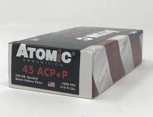 Atomic Ammunition 45 Auto +P 00433 230 Grain Match Hollow Point 50 Rounds