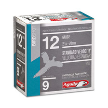 Aguila 12 Gauge Ammunition Shotshell 2-3/4" #9 3DR 1-1/8 oz 1200 FPS CASE 250 rounds