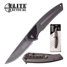 Elite Tactical Tinite Coated Fine Edge Spring Assisted Knife ETA1006