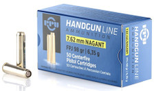 Prvi Partizan 7.62 Nagant Ammunition PPH762N 98 Grain Jacketed Flat Point 50 Rounds