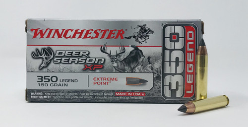 Winchester 350 Legend Ammunition X350DS Deer Season 150 Grain Extreme Point 20 Rounds
