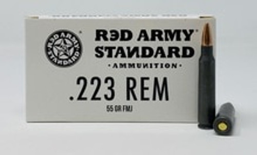 Century Red Army Standard 223 Rem Ammunition 55 Grain Full Metal Jacket 20 Rounds