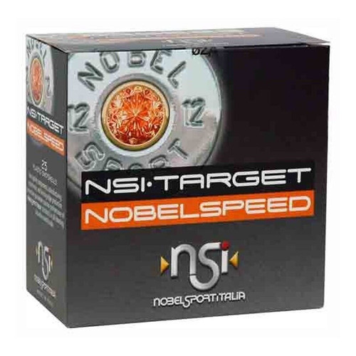 Nobel Sport Italia 12 Gauge Ammunition ANS12FSC8 2-3/4" #8 Shot 1-1/8oz 1300fps CASE 250 Rounds