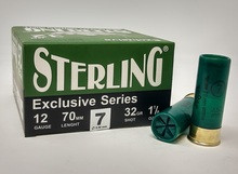 Sterling 12 Gauge Ammunition STRLG1232G7CASE  2-3/4" 1-1/8 oz #7 Shot CASE 250 Rounds