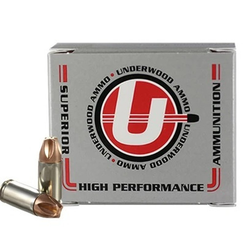 Underwood 9mm Luger Ammunition UW815 90 Grain Xtreme Defender 20 Rounds