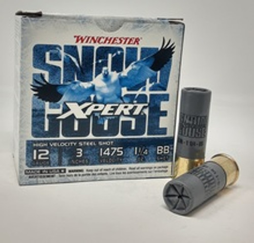 Winchester 12 Gauge Ammunition WXS123BB Snow Goose Expert 3" 1-1/4 oz BB Shot 25 Rounds