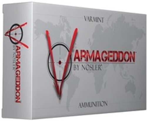 Nosler Varmageddon 223 Rem Ammunition NOS40223 62 Grain Flat Base Hollow Point 20 Rounds