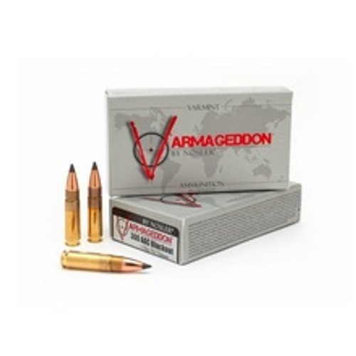 Nosler 300 AAC Blackout Ammunition NOS40127 110 Grain Varmageddon Ballistic Tip 20 Rounds