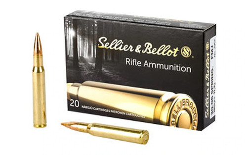 Sellier & Bellot 30-06 Springfield Ammunition SB3006A 180 Grain Full Metal Jacket 20 Rounds