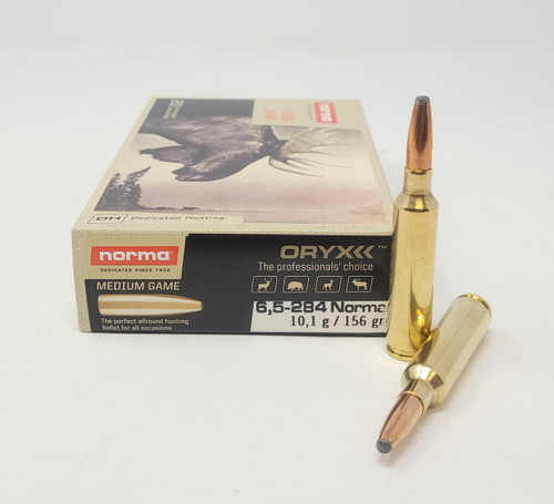 Norma 6.5-284 Norma Ammunition NORMA20166062 156 Grain Soft Point 20 Rounds