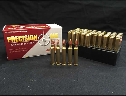 Precision One 5.56x45mm Ammunition PONE231 55 Grain Full Metal Jacket Ammo Can of 500 Rounds