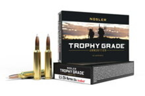 Nosler Trophy Grade 6.5-284 Norma Ammunition NOS60021 130 Grain Accubond Tip 20 Rounds