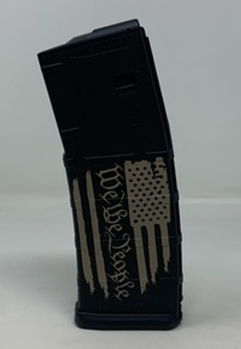 Magpul GEN 2 AR-15 5.56x39mm/.223 Rem Magazine with "We The People" Double-Sided Engraving 30 Rounder