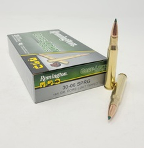 Remington Core-Lokt 30-06 Ammunition RT3006B 165  Grain Ballistic Tip 20 Rounds