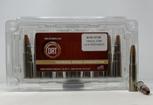 DRT Terminal Shock 30-30 Ammunition DRT30313720 137 Grain 20 Rounds