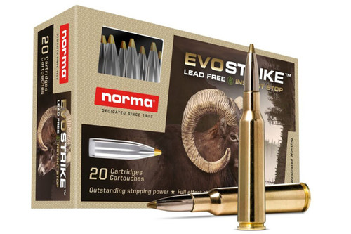 Norma 6.5mm Creedmoor Ammunition EvoStrike NORMA20166482 93 Grain Lead Free Ballistic Tip 20 Rounds