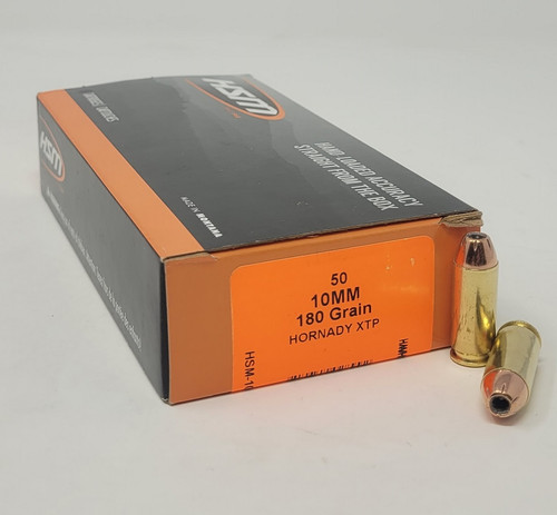 HSM 10mm Ammunition HSM-10MM-16-N 180 Grain XTP Hollow Point 50 Rounds