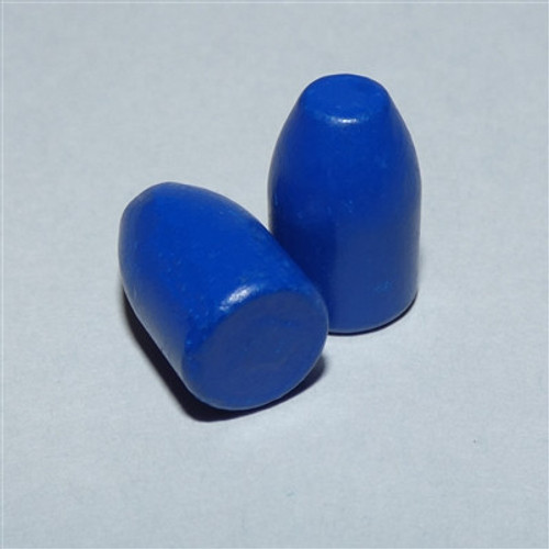 The Blue Bullets .40/10mm Caliber (.400 Dia) Reloading Bullets BB40180RNFP 180 Grain Round Nose Flat Point Polymer Coated 250 Pieces 