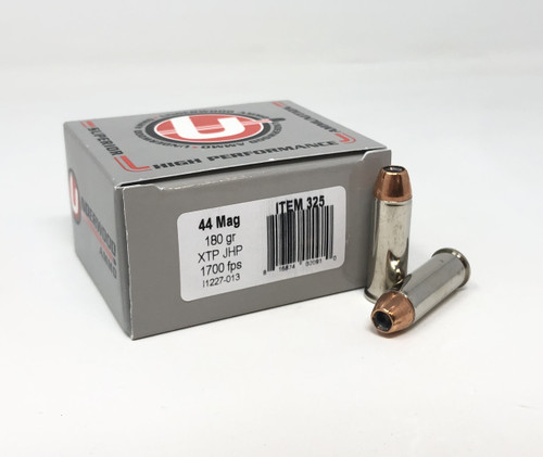 Underwood 44 Mag Ammunition 180 Grain XTP Jacketed Hollow Point UW325 20 Rounds