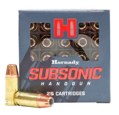 Hornady 9mm Luger Ammunition 90287 147 Grain Subsonic XTP Hollow Point 20 Rounds