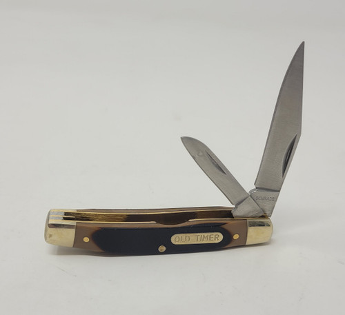 Old Timer Middleman Jack Two Blade Folding Pocket Knife OLT33OT Sawcut/Stainless Steel