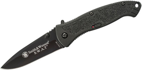 Smith & Wesson SWAT MAGIC Assisted Opening Folding Knife SWATMB 3.2" Drop Point Blade Black