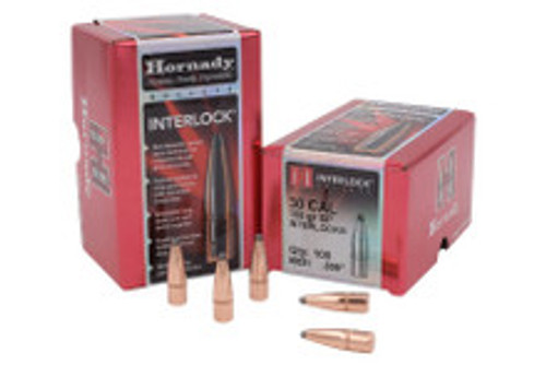 Hornady 30 Cal (.308 Dia) Reloading Bullets H3031 150 Grain Interlok Soft Point 100 Pieces