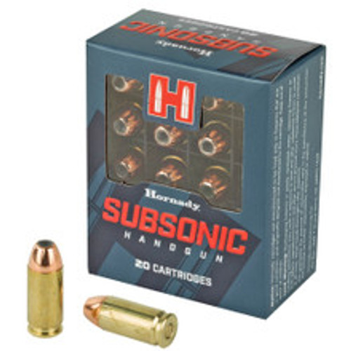 Hornady 40 S&W Subsonic Ammunition 91369 180 Grain XTP Hollow Point 20 Rounds